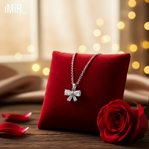 COLLIER NŒUD BRILLANT MINIATURE