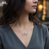 COLLIER INFINITY FANTASY PIERRES DE ZIRCONE