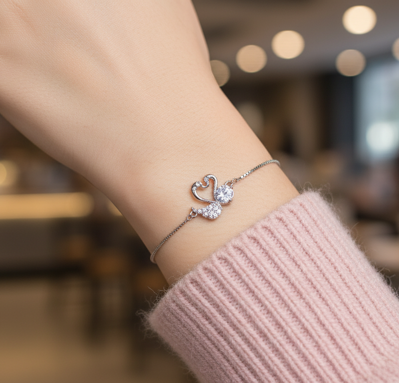 Bracelet Swan Swarovski 💎