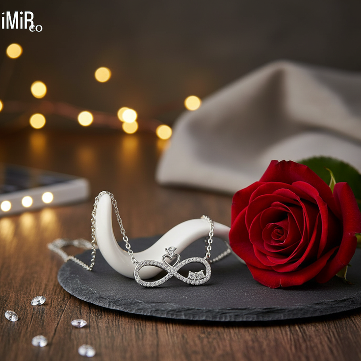 COLLIER INFINITY FANTASY PIERRES DE ZIRCONE